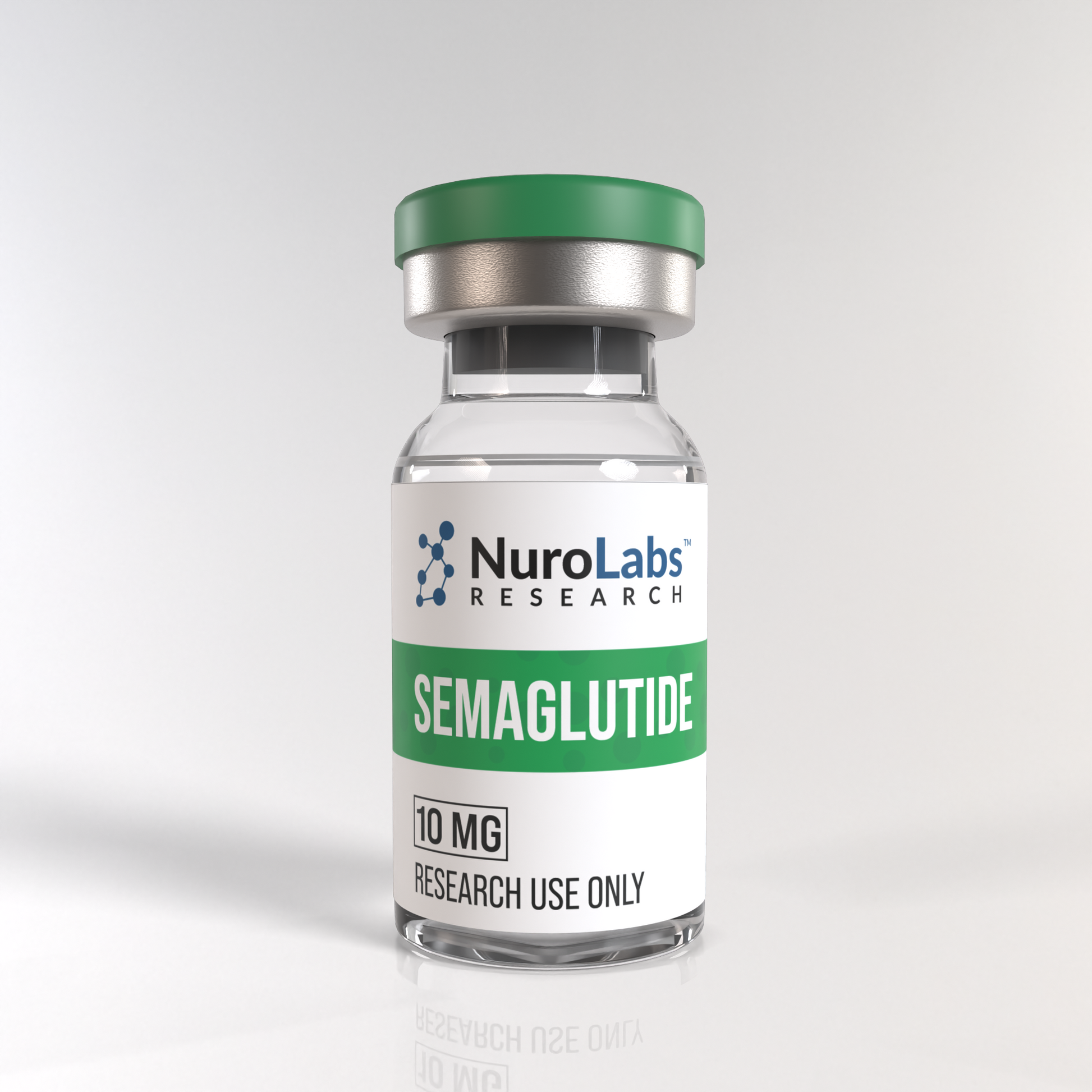 Semaglutide 10mg peptide vial – lyophilized
